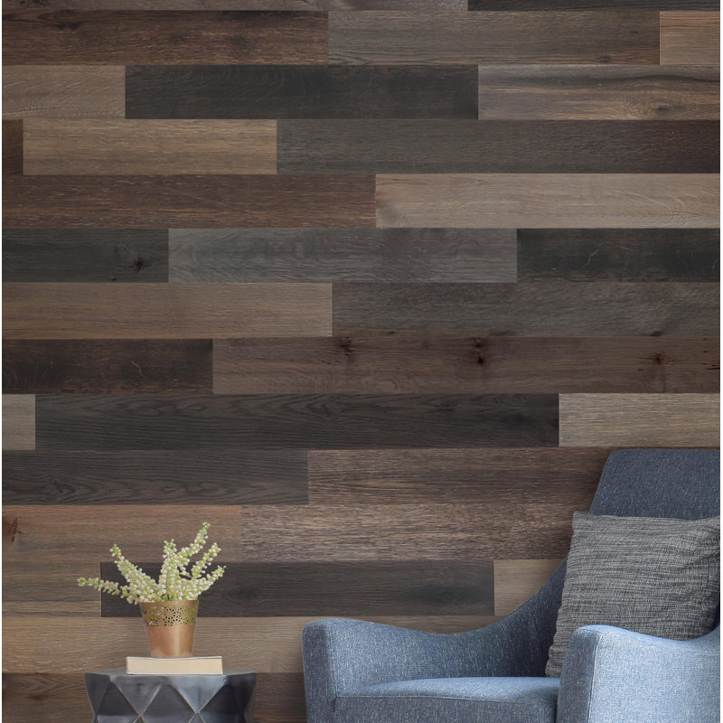 Wallplanks 5.1" Engineered Wood Wall Paneling in Cobalt & Reviews Wayfair